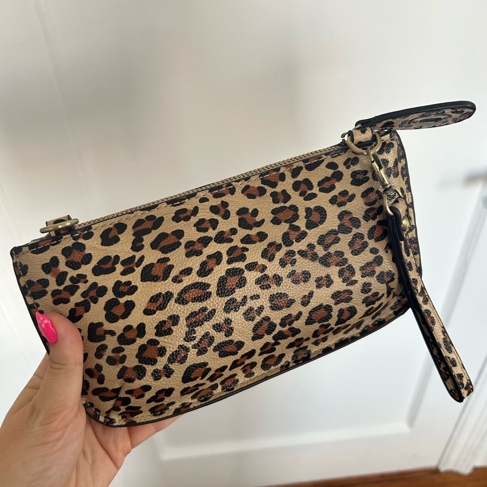 Leopard Wristlet